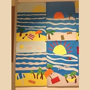 Kids Camp Week: Beach Paper Collage – July 15th, 2026 (Wednesday)