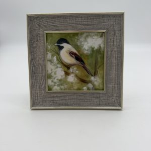 Chickadee Framed Print – Dona Trezise
