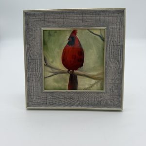 Cardinal Framed Print – Dona Trezise