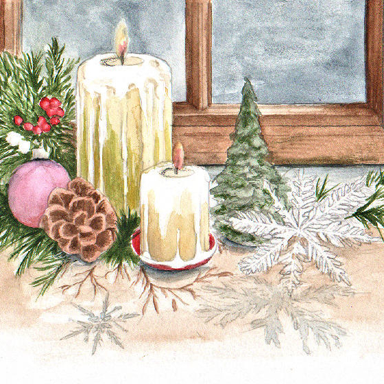 Winter Holiday Watercolors – November 21st, 2026 (Saturday)