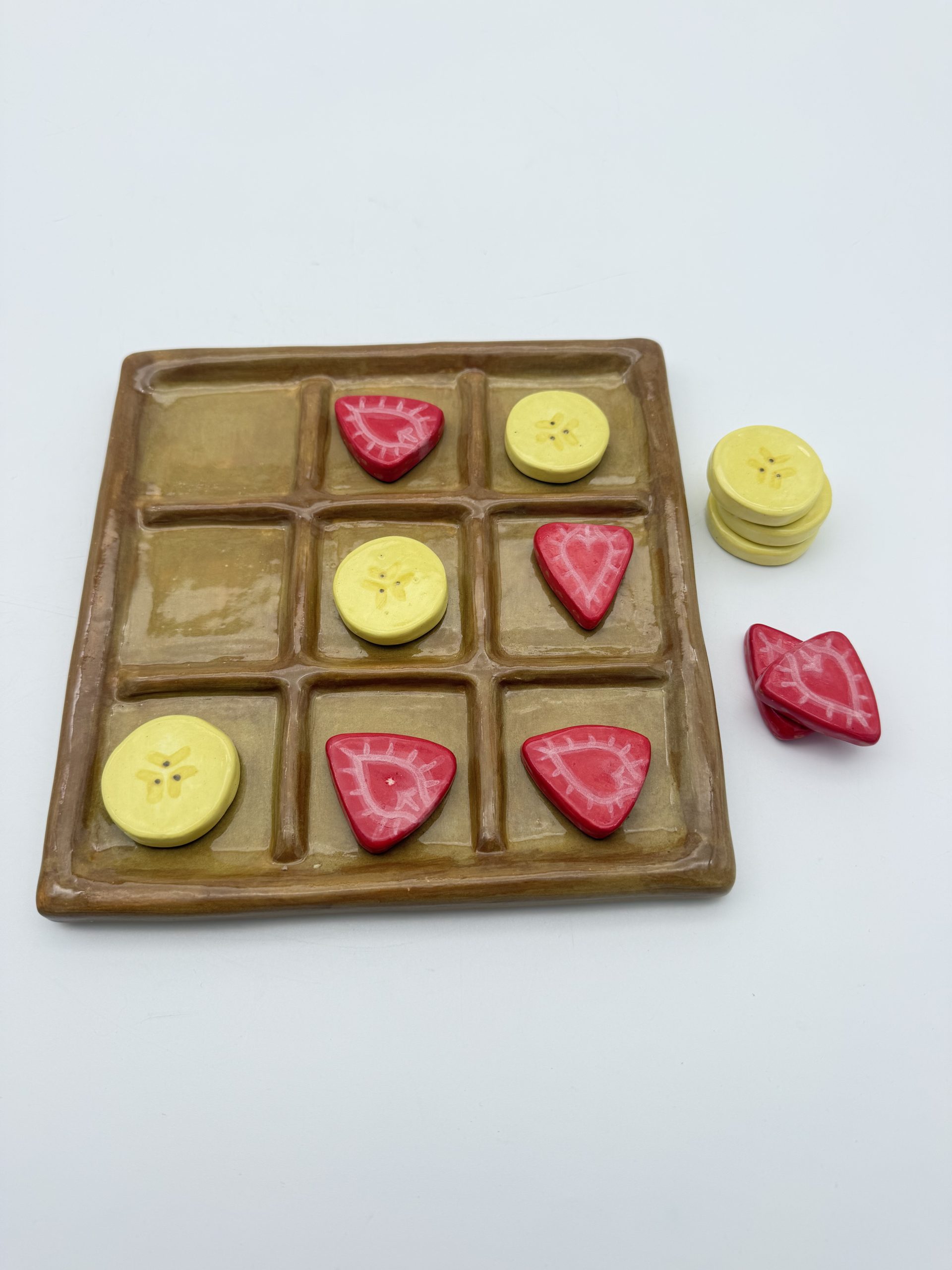 Strawberry Banana Tic Tac Toe Waffle - Violet Nolder