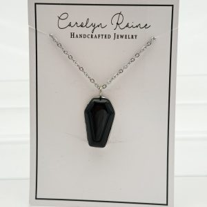 Black Coffin Necklace – Carolyn Raine